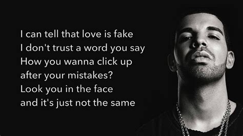 shoing fake love to me|drake song fake love.